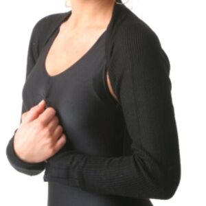 Harmonie Black Women's Sweater Shrug Size Medium Large New With Tag